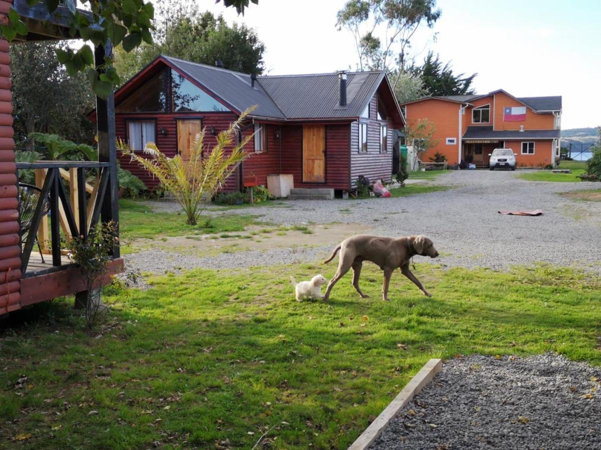 Cabanas Kompatzki Ancud Esterno foto