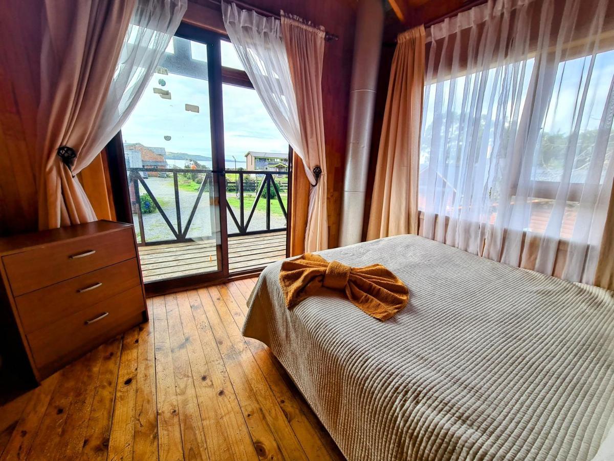 Cabanas Kompatzki Ancud Esterno foto