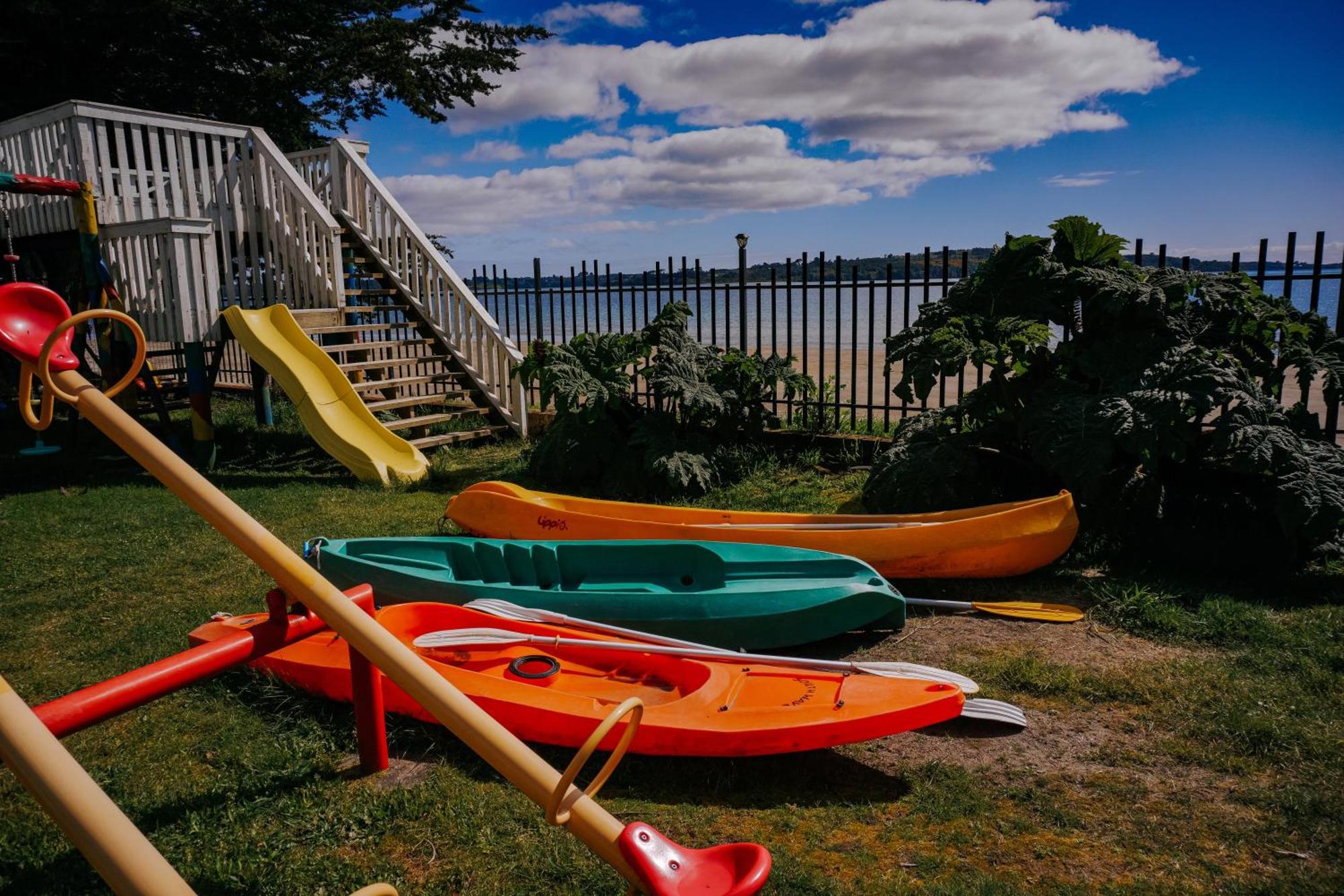 Cabanas Kompatzki Ancud Esterno foto