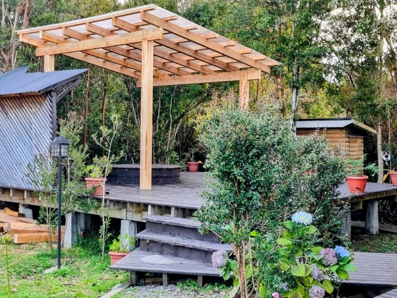 Cabanas Kompatzki Ancud Esterno foto